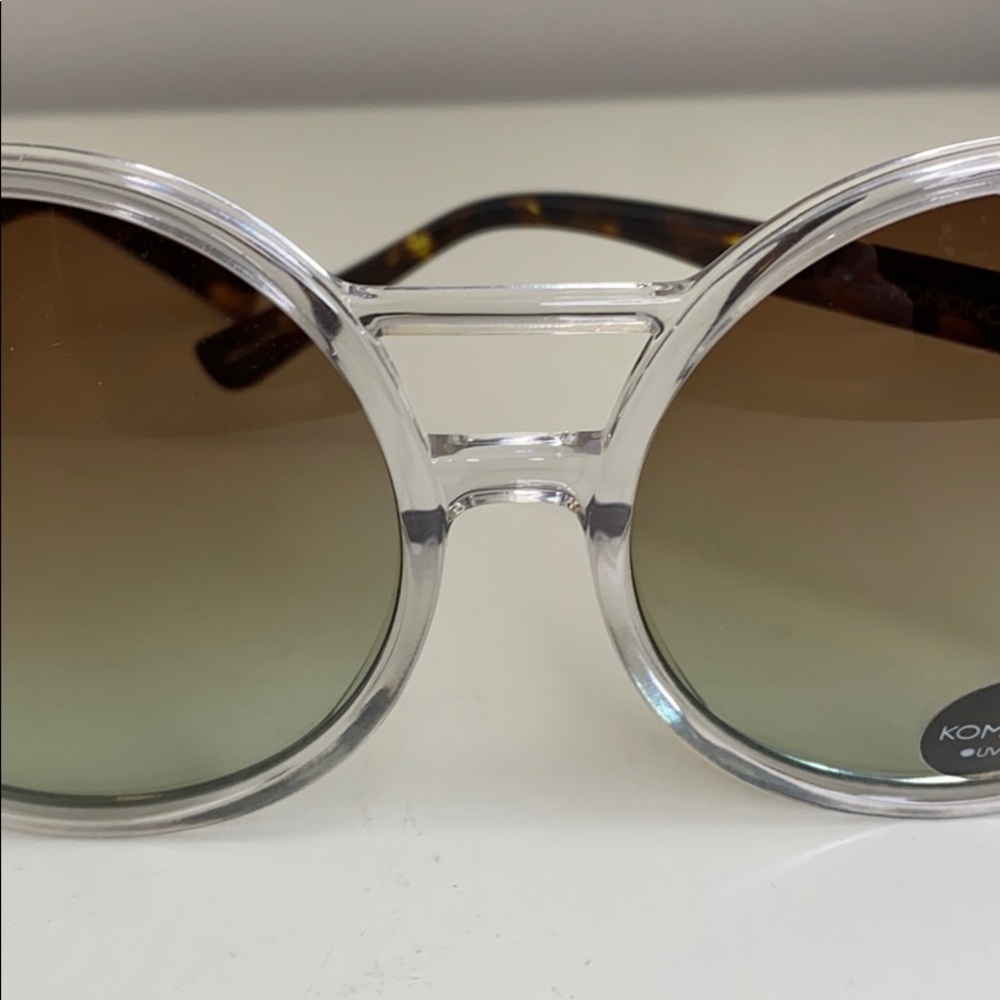 Komono Sunglasses Coco Clear New round oversized - Picture 12 of 16